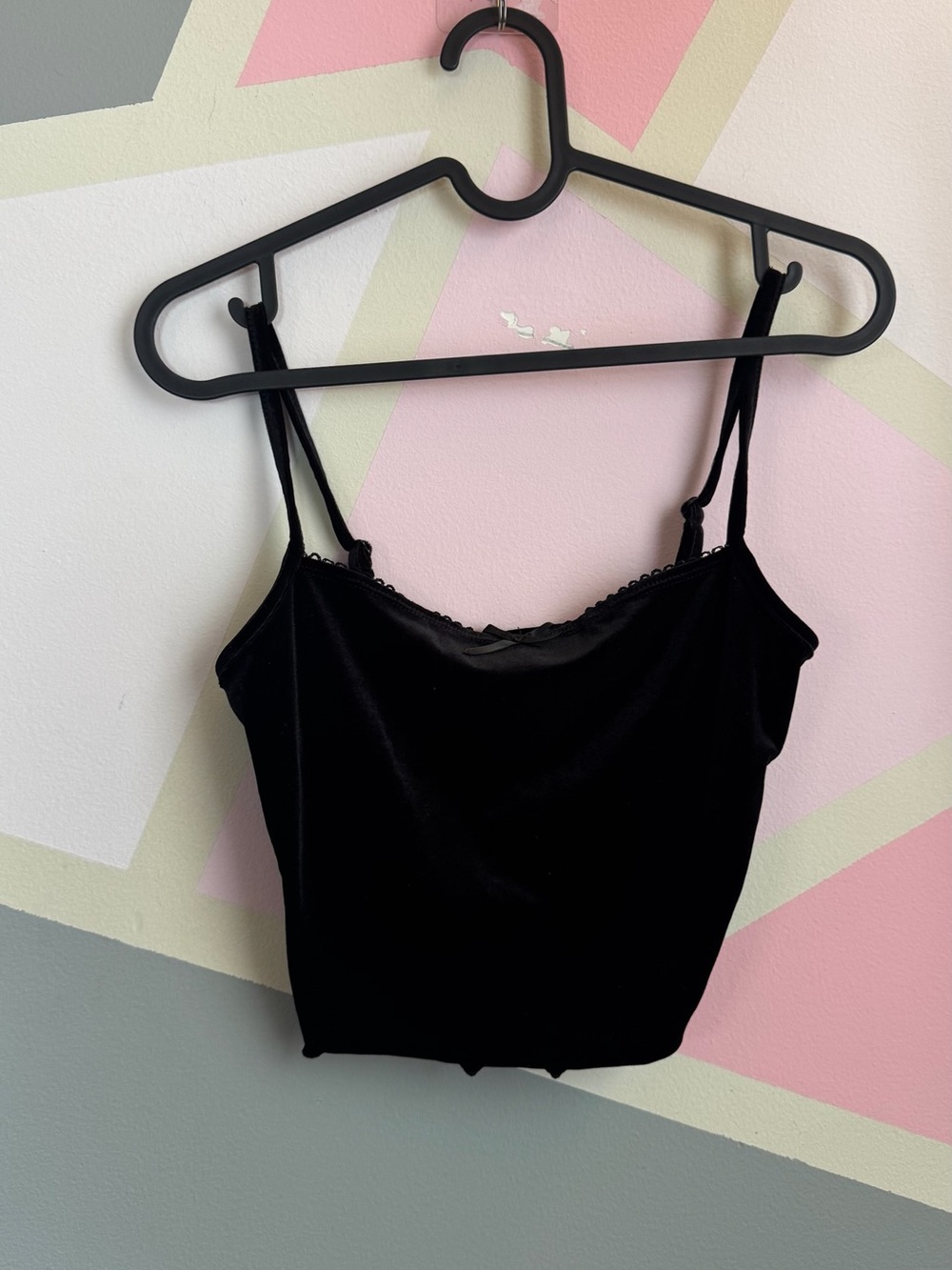 SHEIN Black Velvet Cami